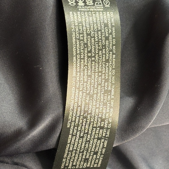 NWT Mango Cropped Tweed Blazer Jacket Navy Blue XS Chic Classic Preppy Parisian - Picture 11 of 14